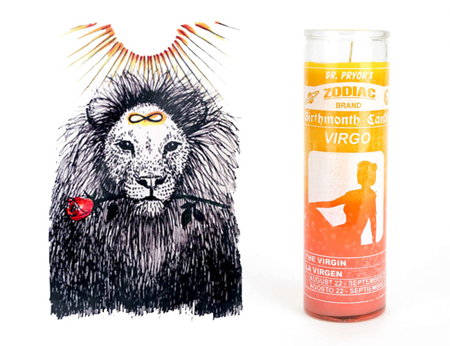 Wild-unknown-strength-print-and-urban-outfitters-zodiac-candle