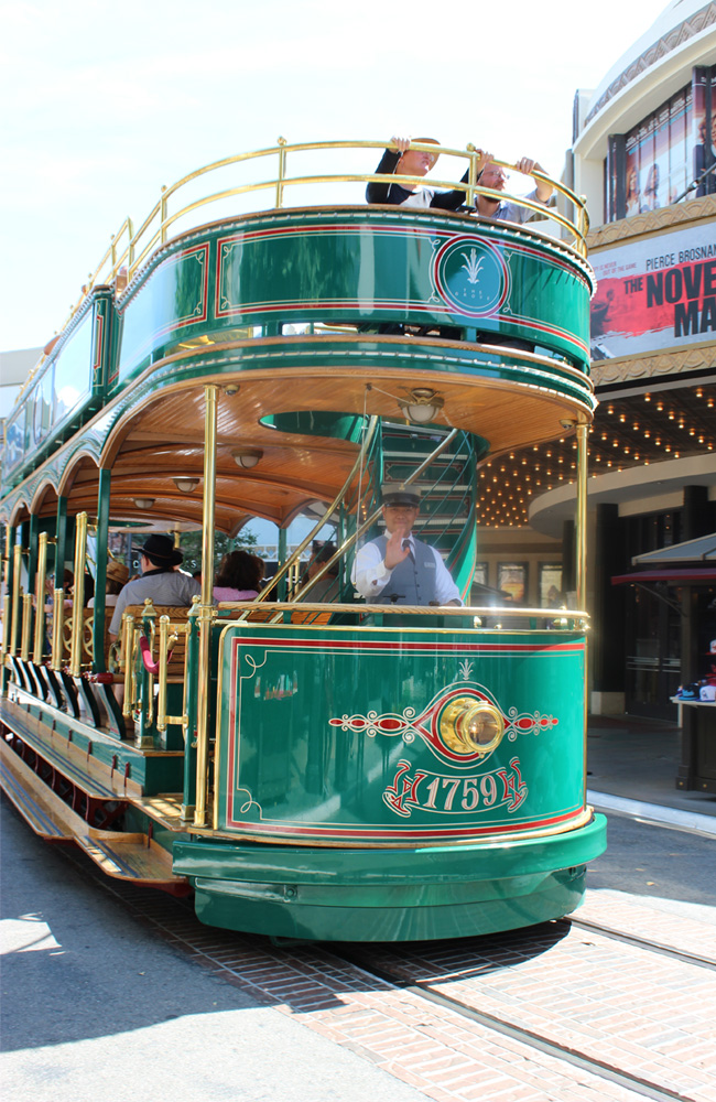 The Trolley at the Grove in Los Angeles