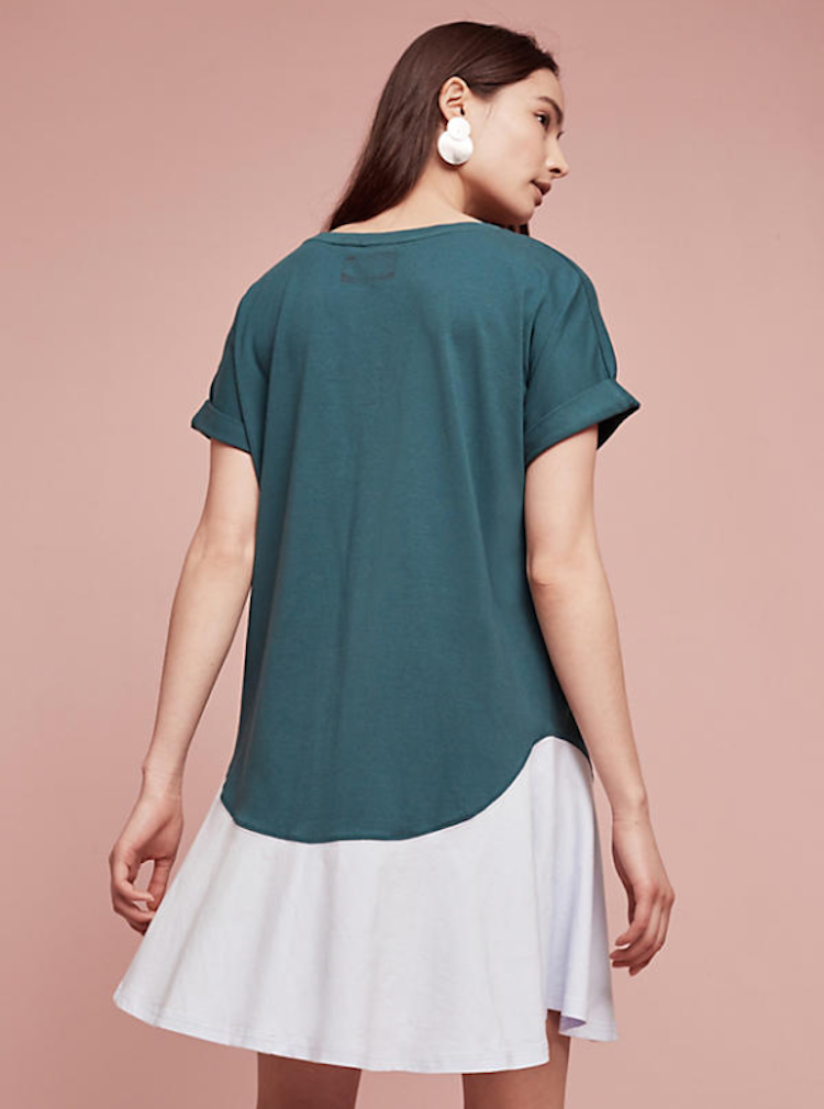 Cute green dress from Anthropologie